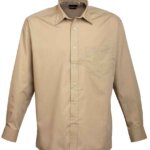 Gents Premier Long Sleeve Poplin Shirt Long Sleeve Shirts Enduro