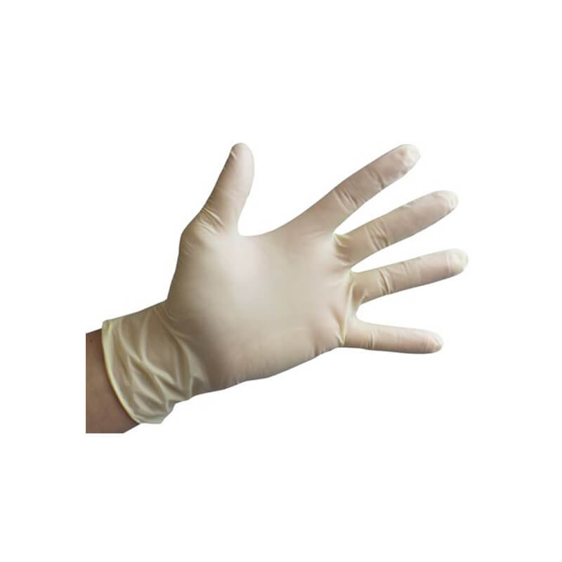 Latex Disposable Powder Free Gloves, Box of 100 Disposable PPE Enduro