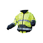 Hi Vis Bomber Jacket, Zip-Off Sleeves & Liner Coats & Jackets Enduro