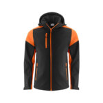 Bicolour Sustainable Softshell Jacket with Detachable Hood Softshells Enduro