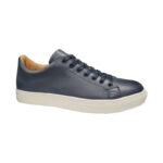 Enduro Ladies Non-Safety Smart Casual Leather Trainer Navy Non Safety Footwear Enduro