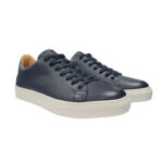 Enduro Ladies Non-Safety Smart Casual Leather Trainer Navy Non Safety Footwear Enduro