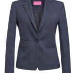 Ladies Slim Fit Checked Jacket Corporate & Casual Wear Enduro