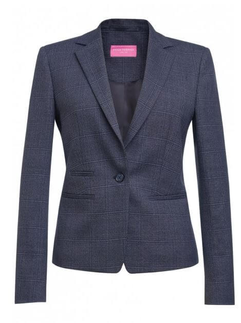 Ladies Slim Fit Checked Jacket Corporate & Casual Wear Enduro