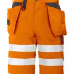 Hi Vis Cargo Shorts with holster pockets Hi-Vis Enduro