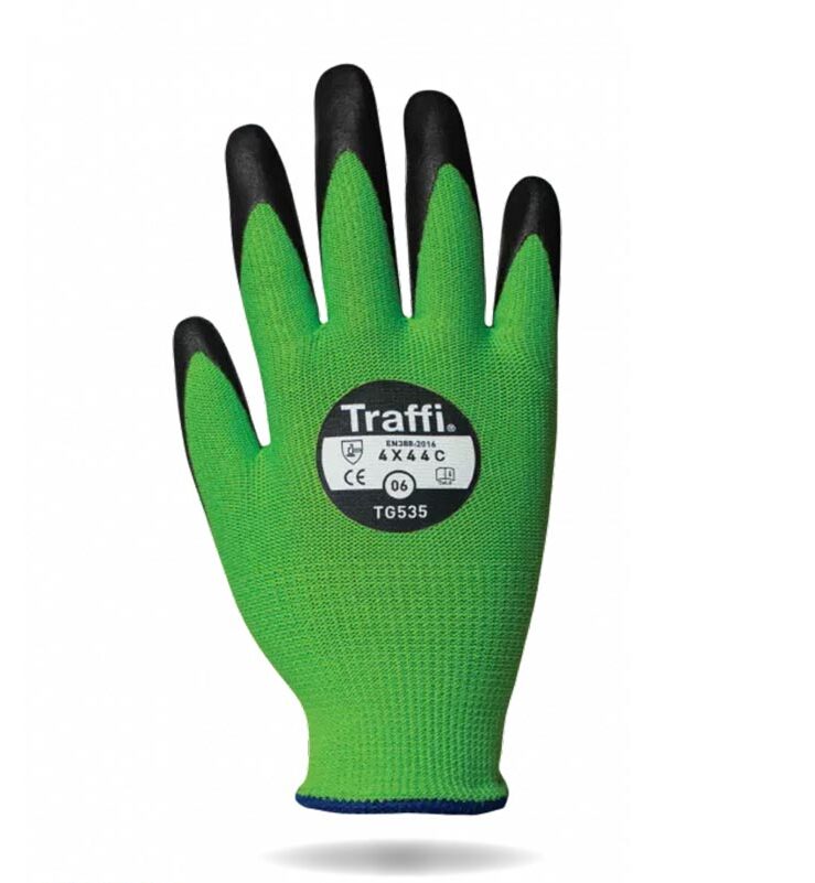Traffi X-DURA NITRILE FOAMCut Level C Safety Glove Gloves Enduro