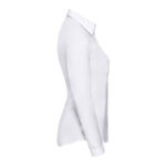 Ladies L/S Tailored Fit Herringbone Blouse Long Sleeve Blouses Enduro