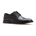 Gents Premium Leather Lace Up Brogue Non Safety Footwear Enduro