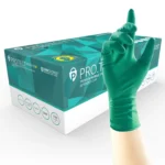 Uniglove Green Nitrile Glove, box of 100 Gloves Enduro
