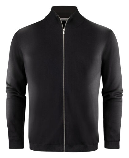 Gents Organic Knitted Cardigan with metal zip