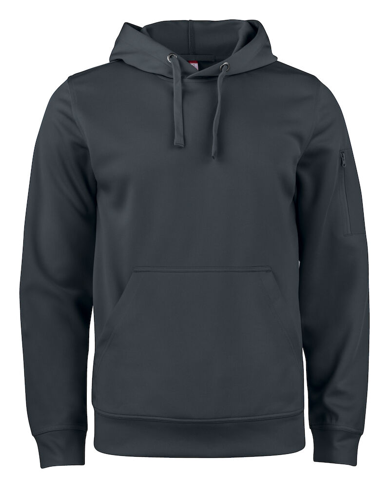 Active Hoody with Sleeve Zip Pocket Hoodies Enduro 538 CH1011 Black Front