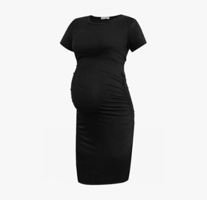Women's Short Sleeve Maternity Dress