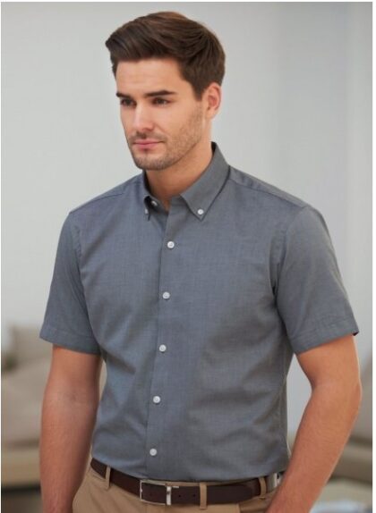Calgery Shirt- S/S button down collar