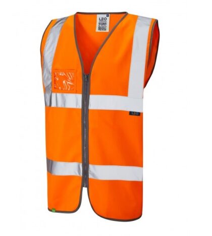 Hi-Vis Zip-Front Vest, ID Pouch Hi-Vis Enduro Hi-Vis Zip-Front Vest, ID Pouch