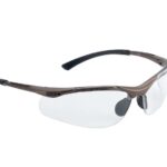 Clear PC lens – PLATINUM hard coat & anti-fog coating – Bronze nylon frame Eye Protection Enduro